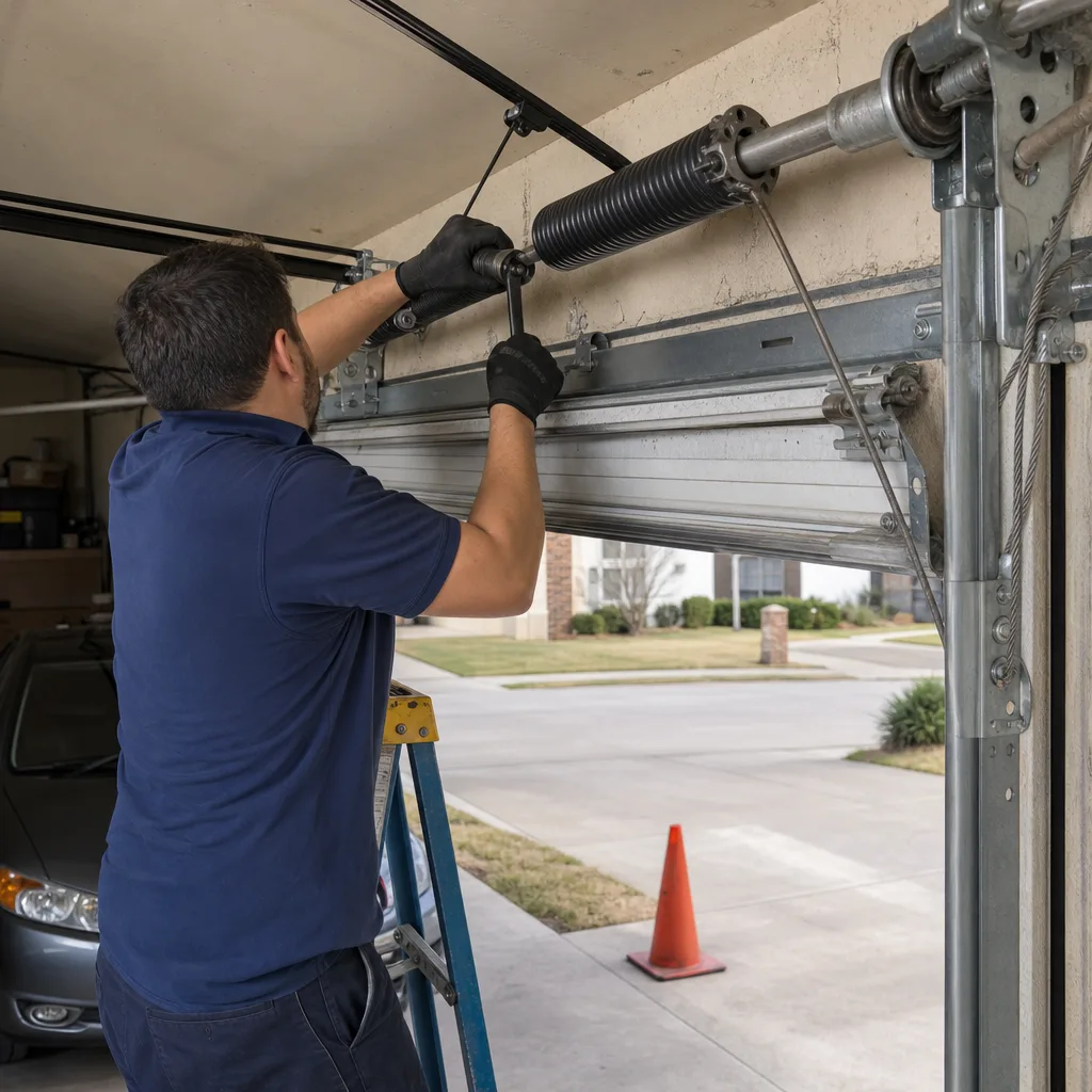 professional garage door spring repair service nationwide
